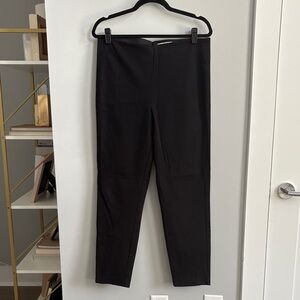 Madewell Classic Black Trousers with Elastic Waist